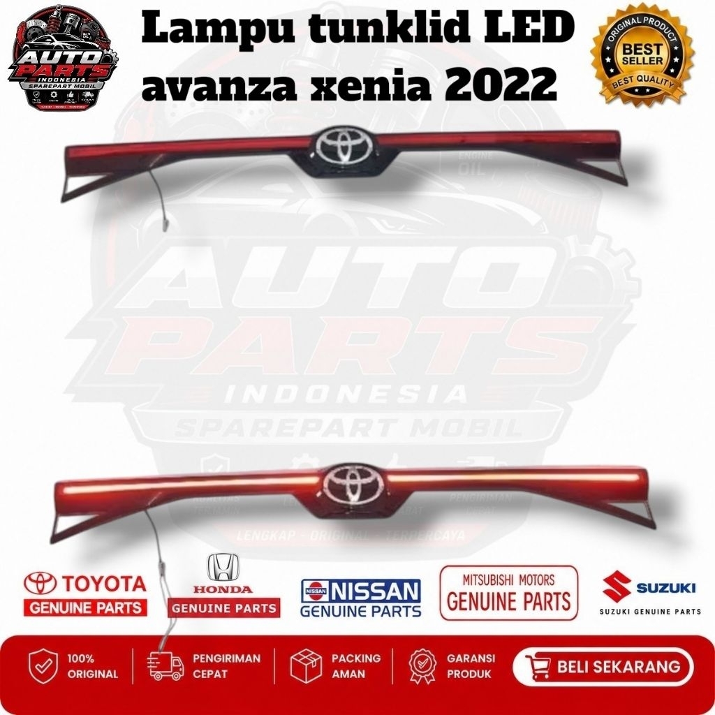 Lampu bagasi trunklid avanza velosz 2022 Lampu stop avanza veloz 2022 Trunklid LED avanza veloz 2022