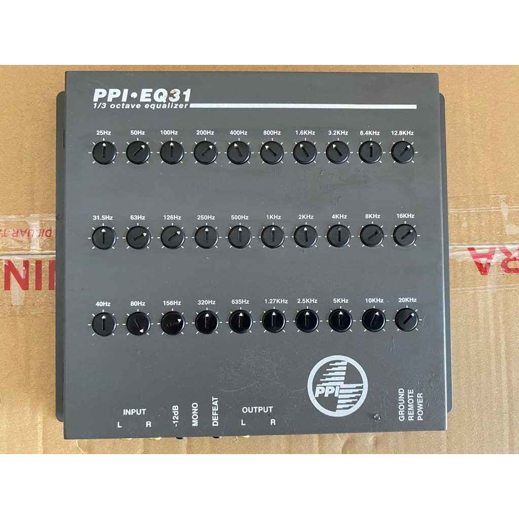 parametric equalizer precision power audio mobil