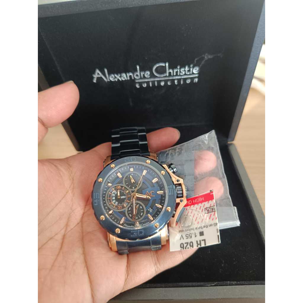 Jam Tangan Alexandre Christie 9205MC Second Bekas Fullset