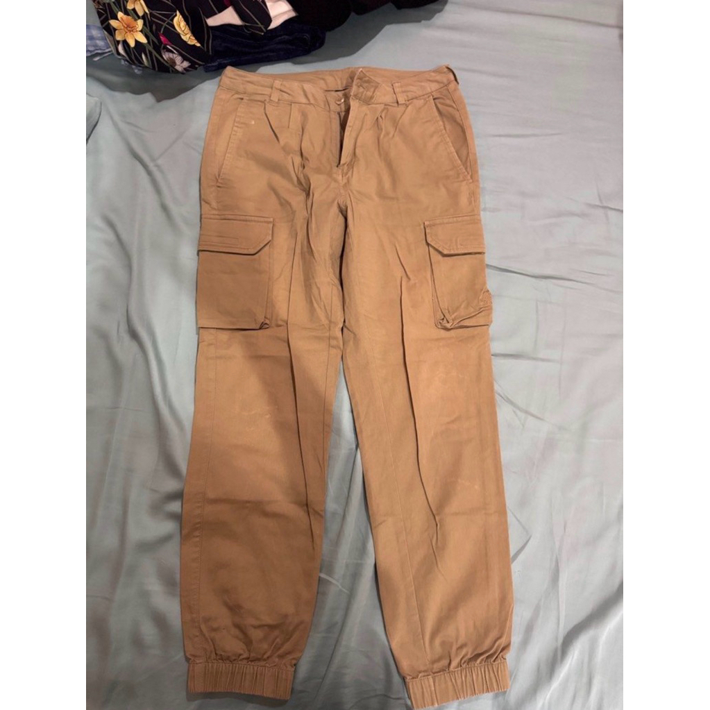 [Preloved] Women Trouser Cargo Low Waist TNF The North Face Brown Size US2/A6