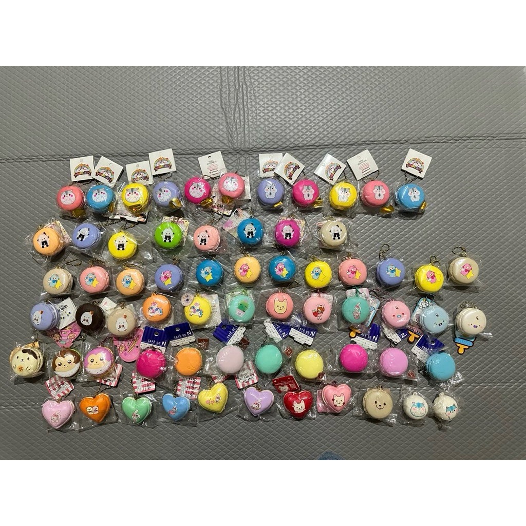 [PART 4/15] BACA DESKRIPSI squishy official macaroon cafe de n bunnys cafe puni maru yummiibear poli
