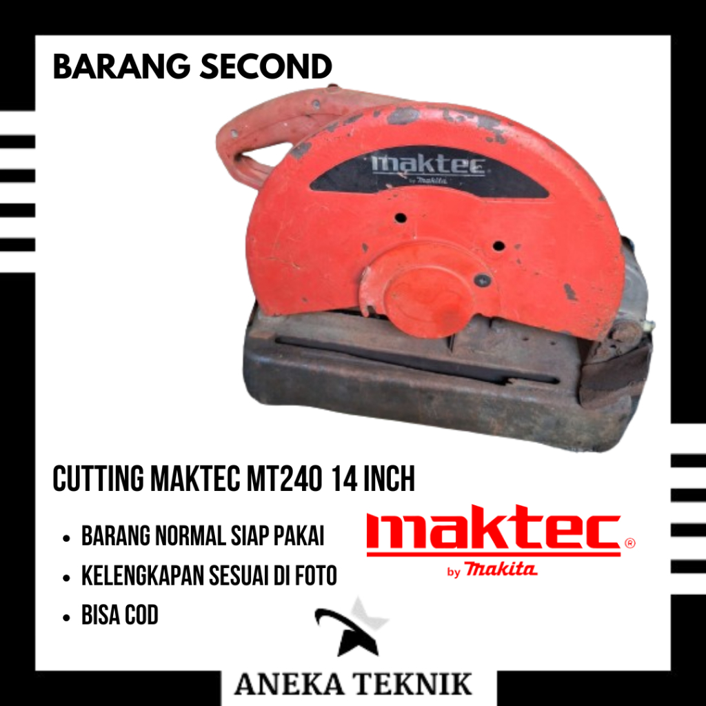 Mesin Potong Besi Maktec 14 Inch / Cut Off Maktec MT240