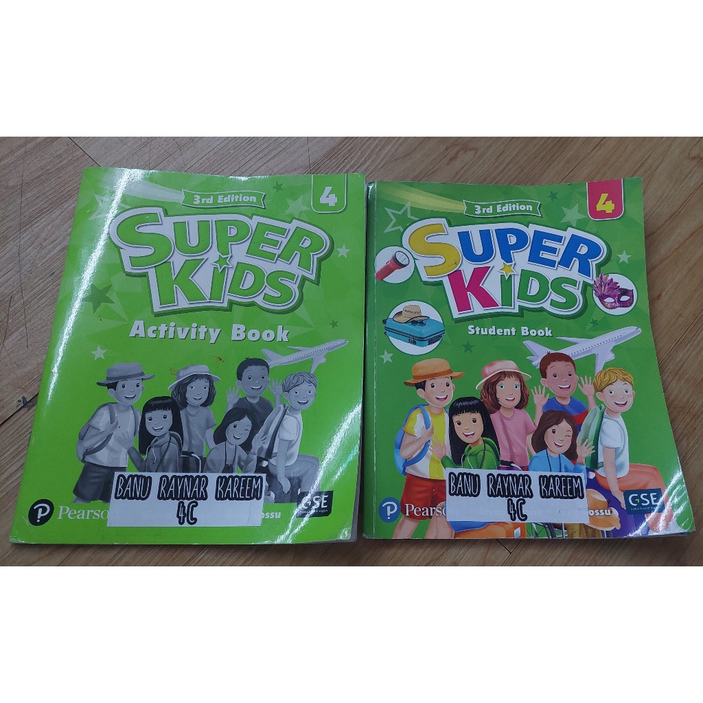 Super Kids 4 - 3rd Edition - Student Book & Activity Book - Pearson