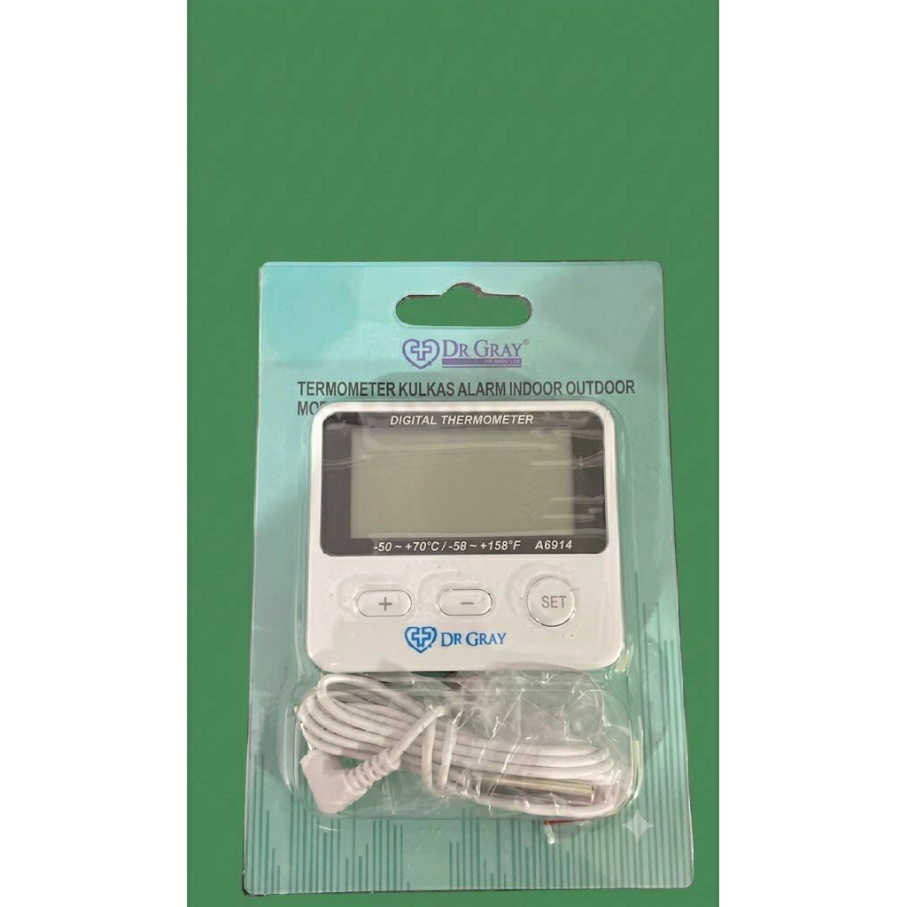 THERMOMETER SUHU KULKAS A914 - DR GRAY