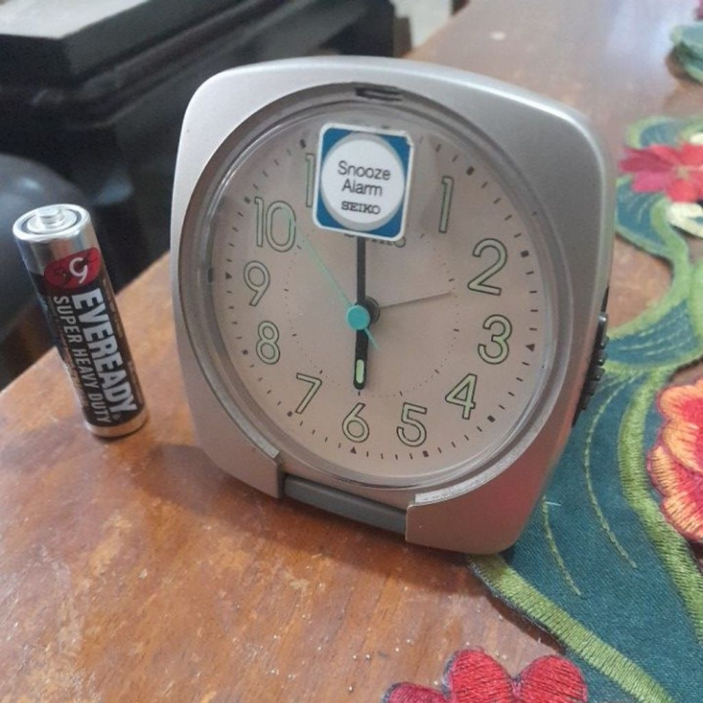 jam meja kecil casio alarm japan