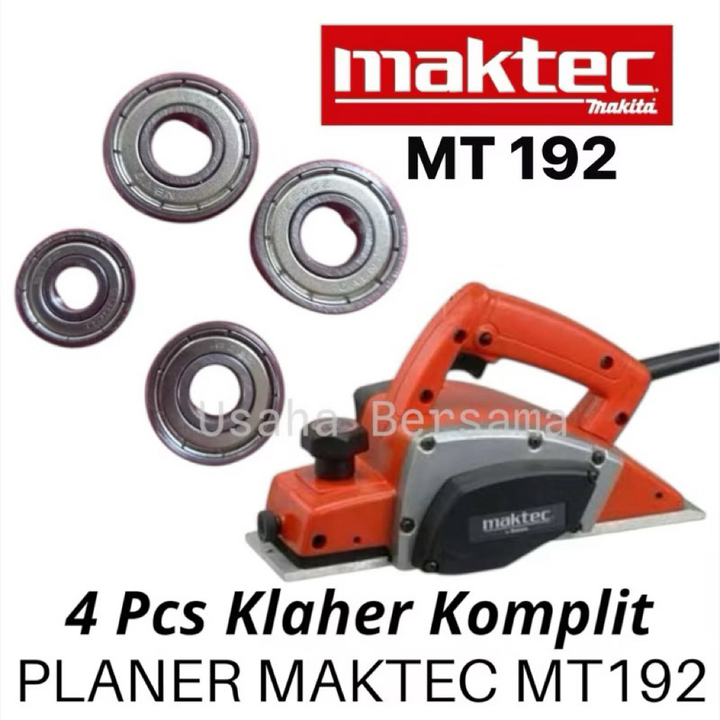 MT192 BEARING SET PLANER MAKTEC MT192 KOMPLIT 4 PCS KLAHER MESIN SERUT PLANER MAKTEC MT192