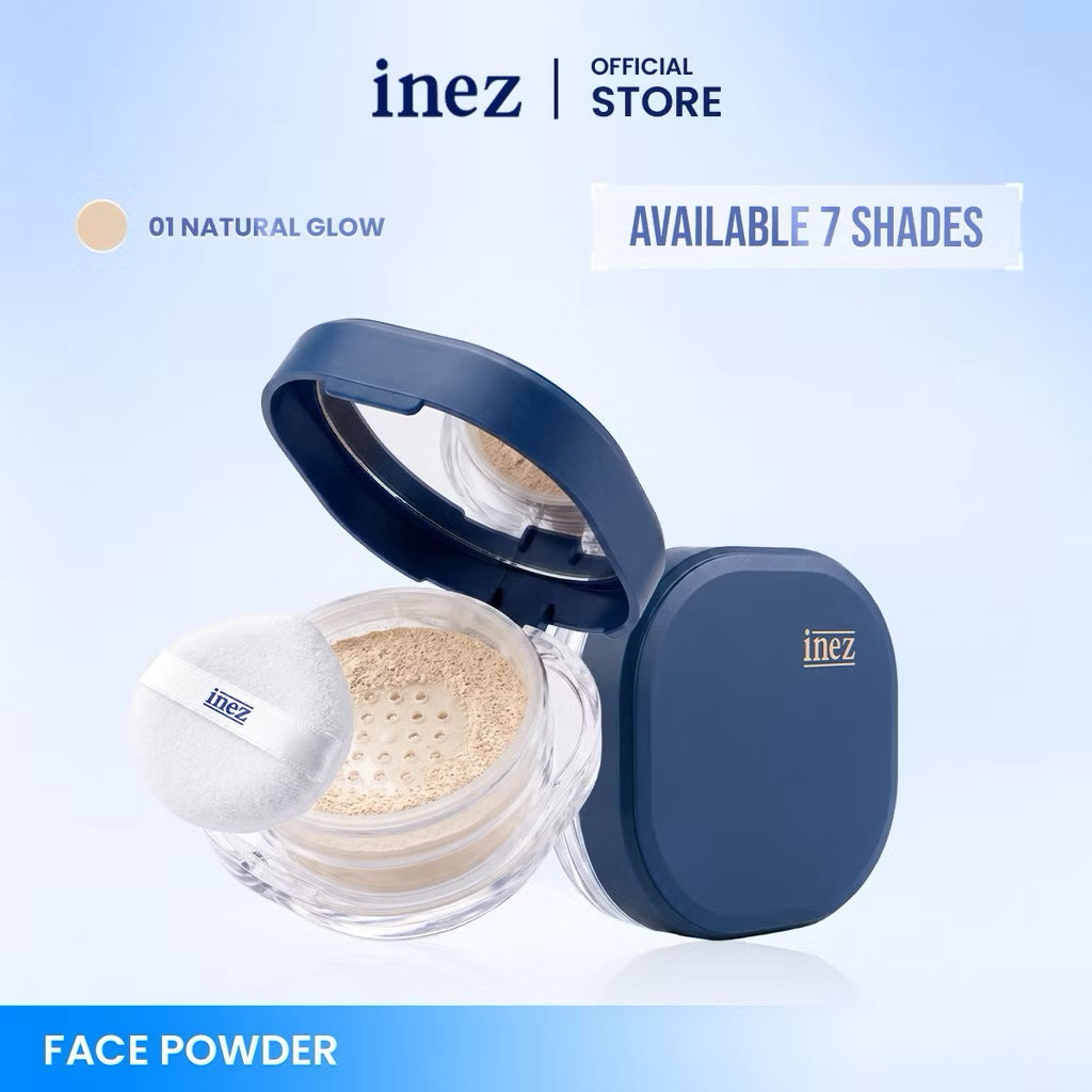 Inez Color Contor Plus Face Powder / Bedak Tabur/bedak glowing