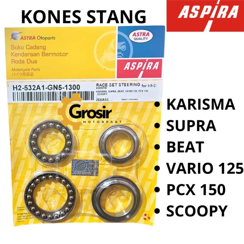 (Aspira) Kones Stang Komstir Mangkok Kones Stang Karisma / Supra / Beat / Vario 125 / Pcx 150 / Scoo