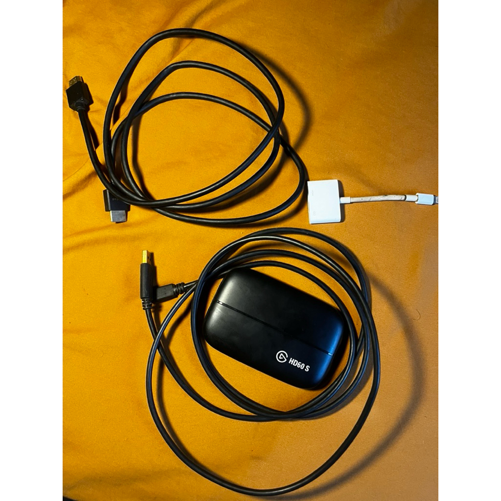 ELGATO HD60S SECOND NORMAL PLUS LIGHTNING TO HDMI ORIGINAL