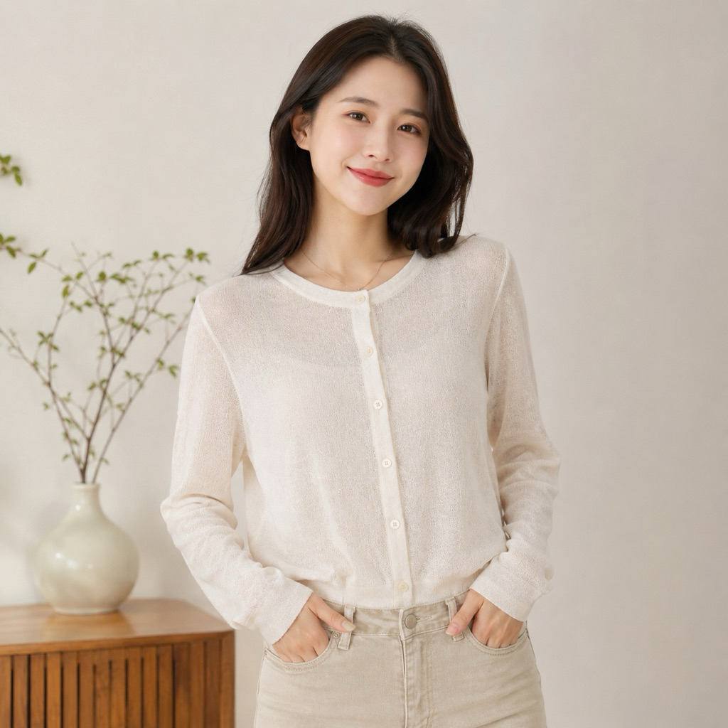 8seconds cardigan rajut sleeveless crepe