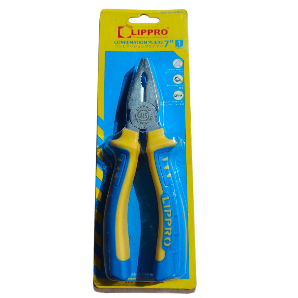 Lippro Tang Kombinasi 7" 225N-7 – Combination Pliers CR-V Heavy Duty Original