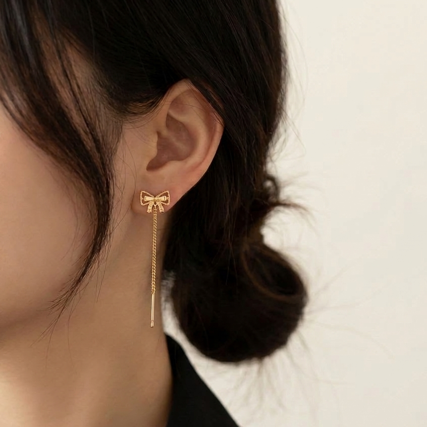 Anting Pita Anting Panjang Anting Titanium Anti Karat Anti Luntur