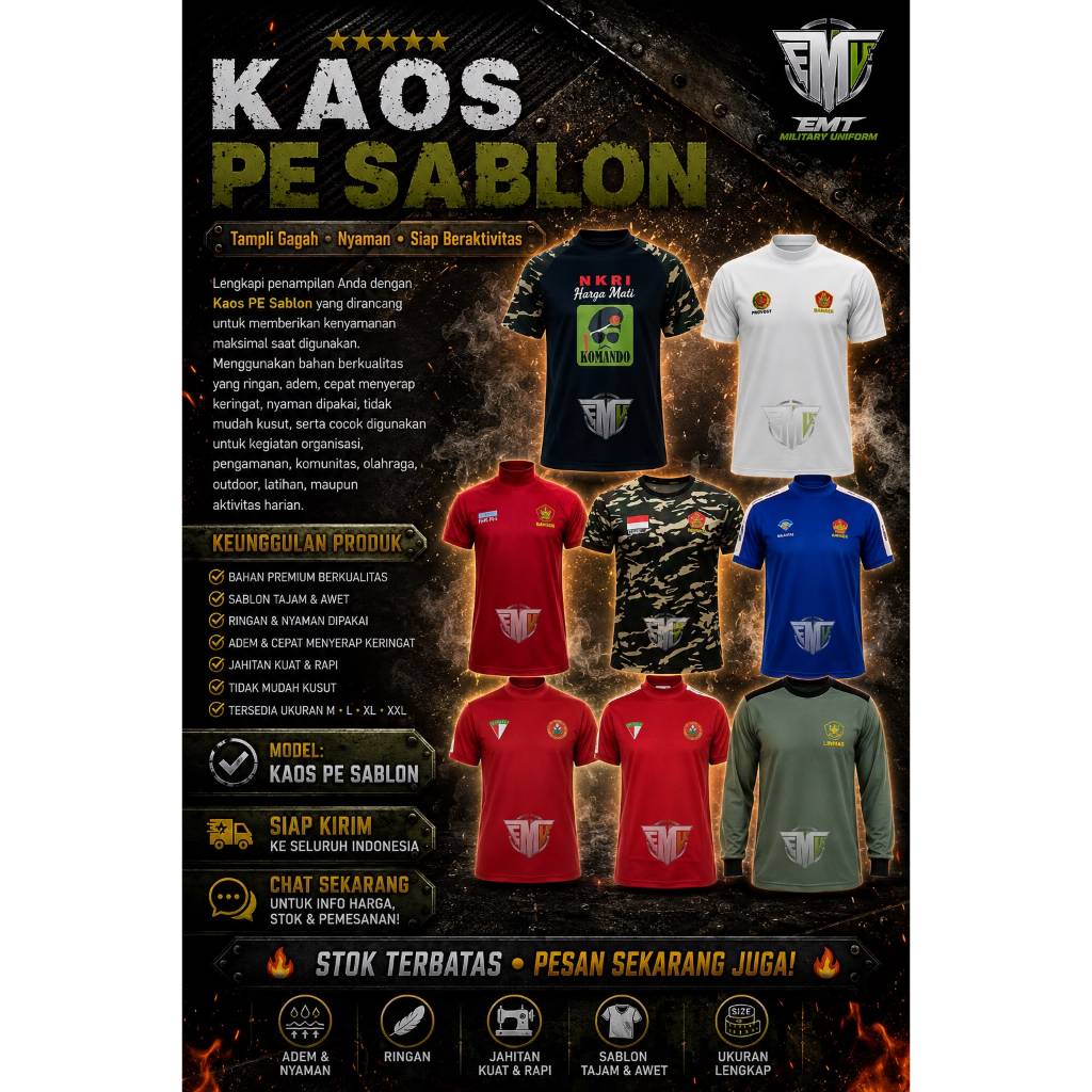 KAOS BANSER KAOS PROVOS BALANTAS BAGANA KOKAM KAOS BANSER