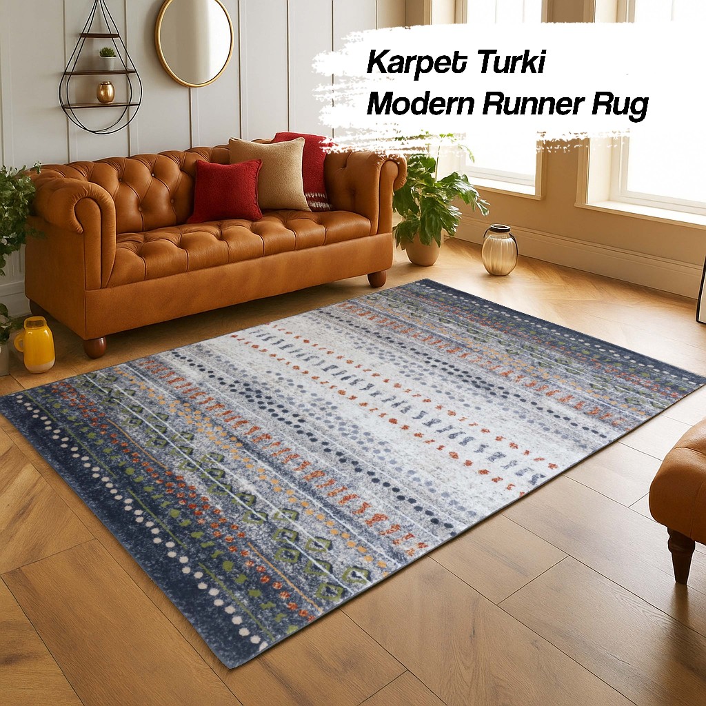 Karpet Turki Permadani 160x226 - Modern Runner Rug