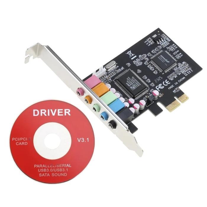 PCI-E EXPRESS AUDIO INTERNAL SOUNDCARD 5.1 CH CMI 8738