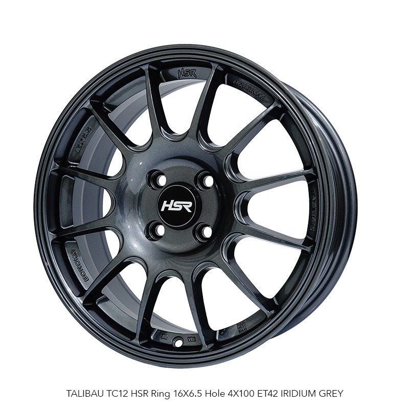 Velg Racing Hsr Talibau Tc12 R16 Pcd 4X100 Untuk Mobil Jazz Yaris Fred Dll