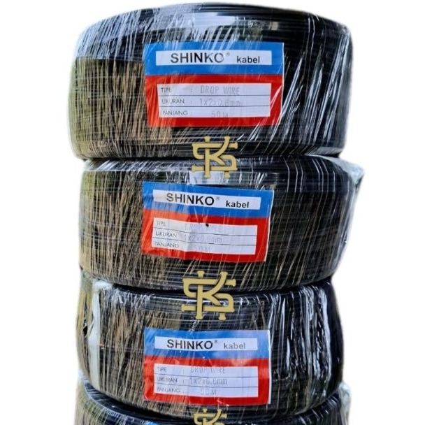 100meter Kabel Telepon Kabel Isi 3 Shinko Tembaga Asli