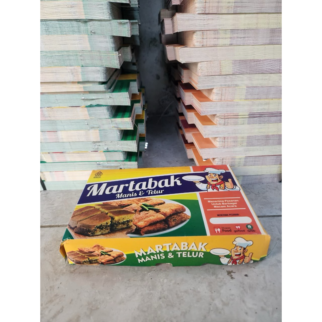 Box / Kardus martabak manis & telur