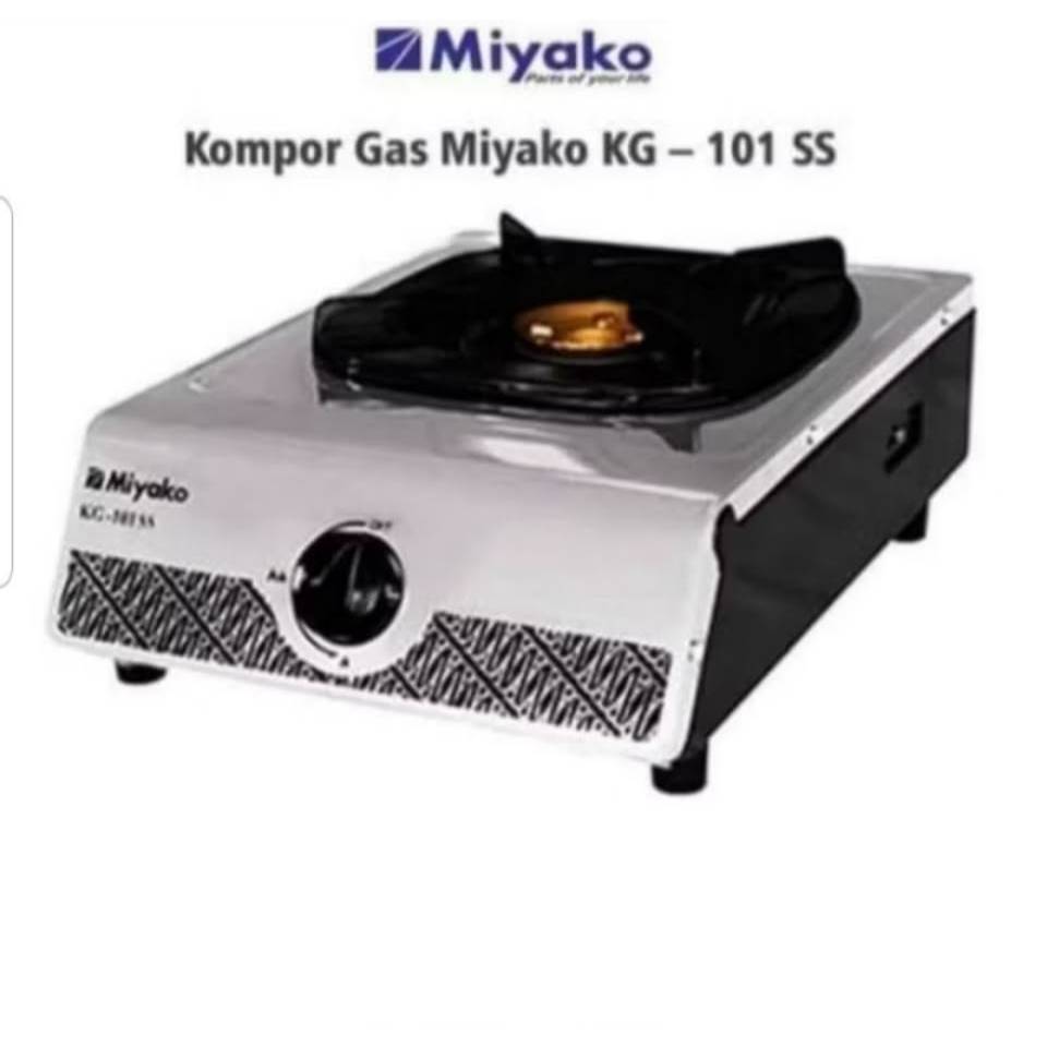 MIYAKO KOMPOR GAS 101 SS / KOMPOR SATU TUNGKU