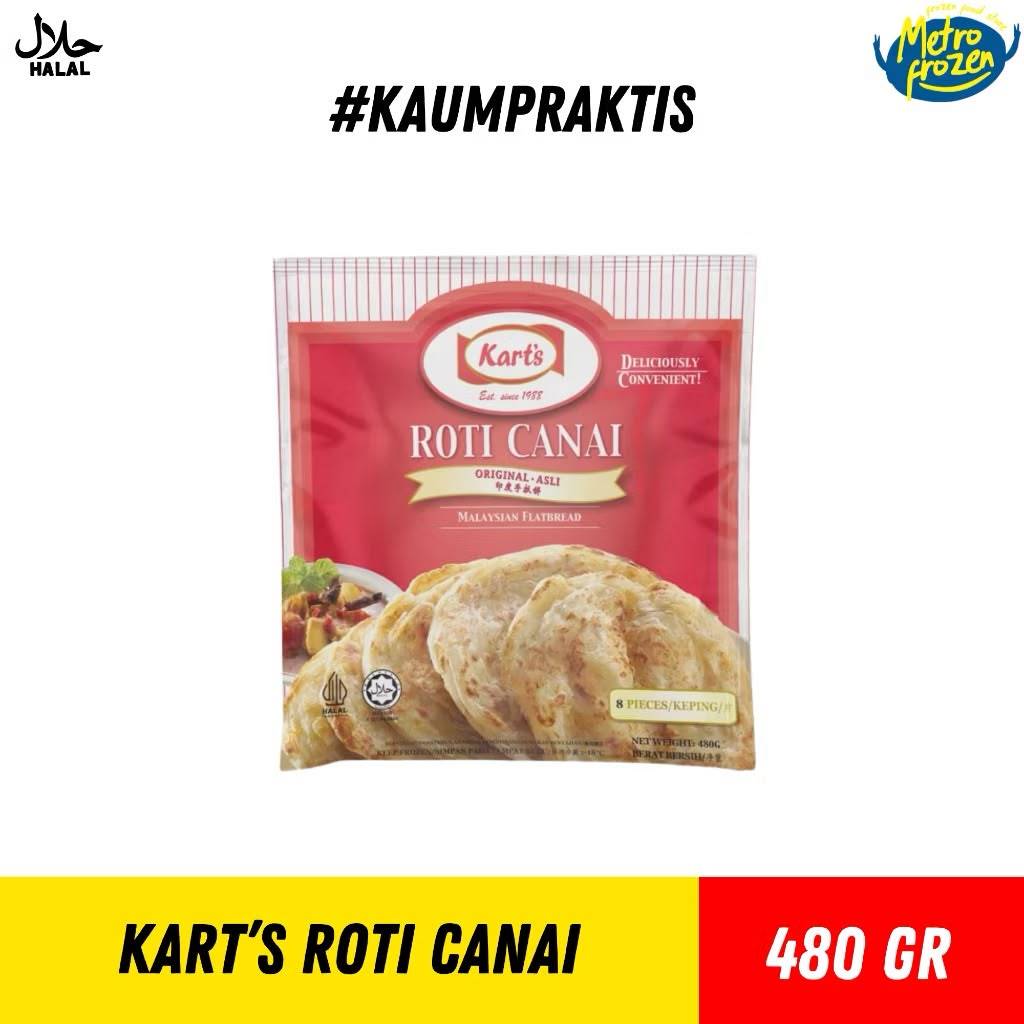 KART'S Roti Canai 480gr //malaysian flatbread //roti canai original