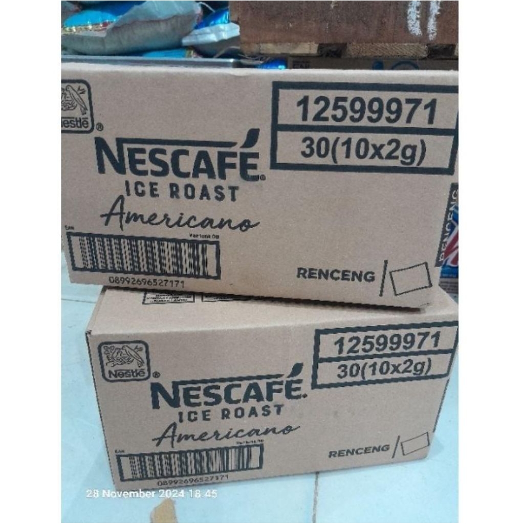 Nescafe Americano Ice Roast 1 Dus isi 30 Renceng