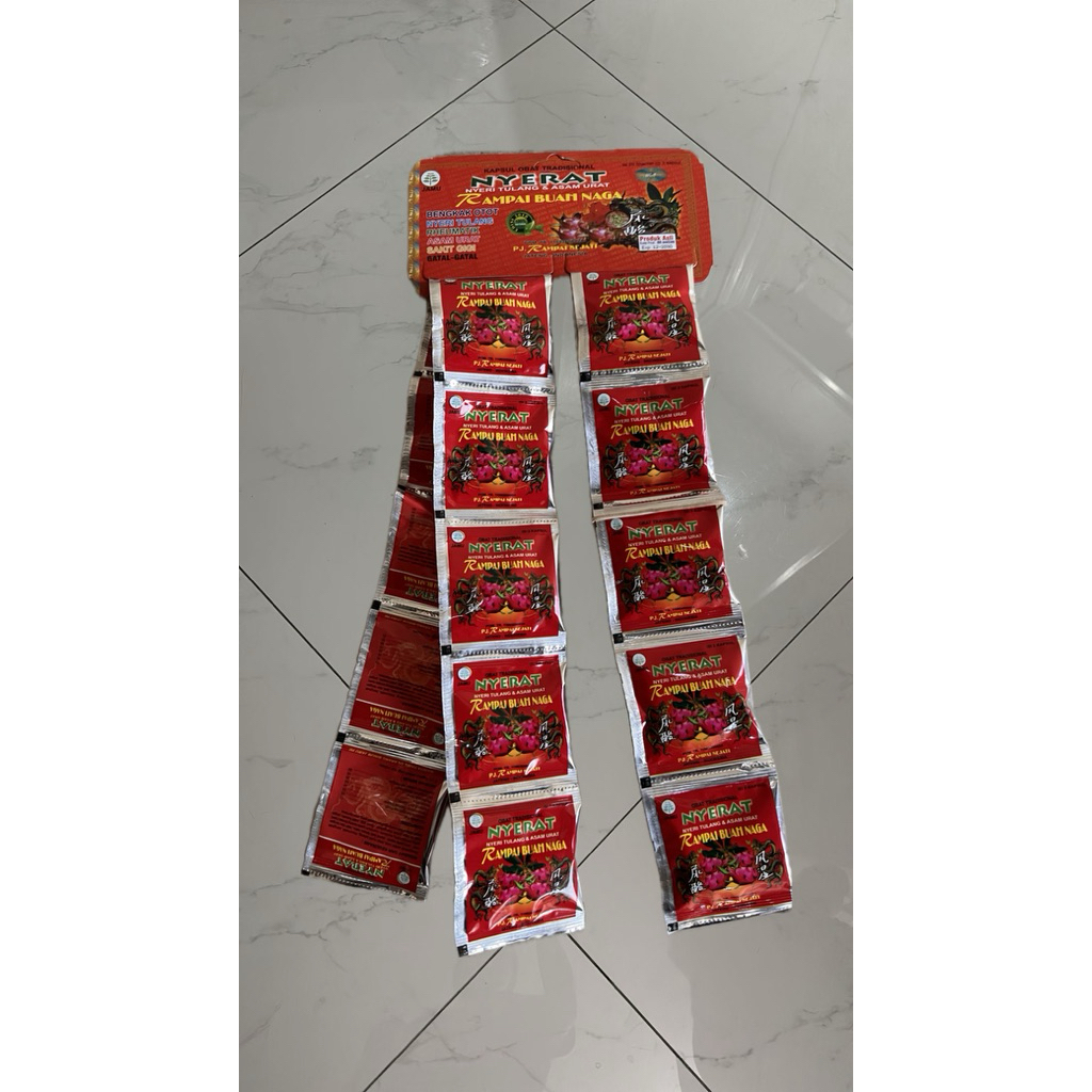 NYERAT KAPSUL (RAMPAI BUAH NAGA) ORIGINAL