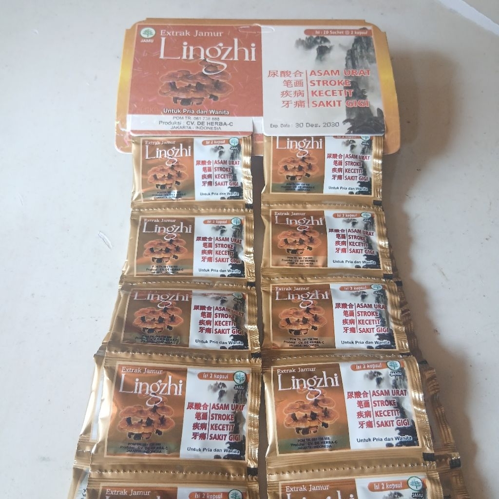 Ekstrak Jamur Lingzhi Original Kapsul