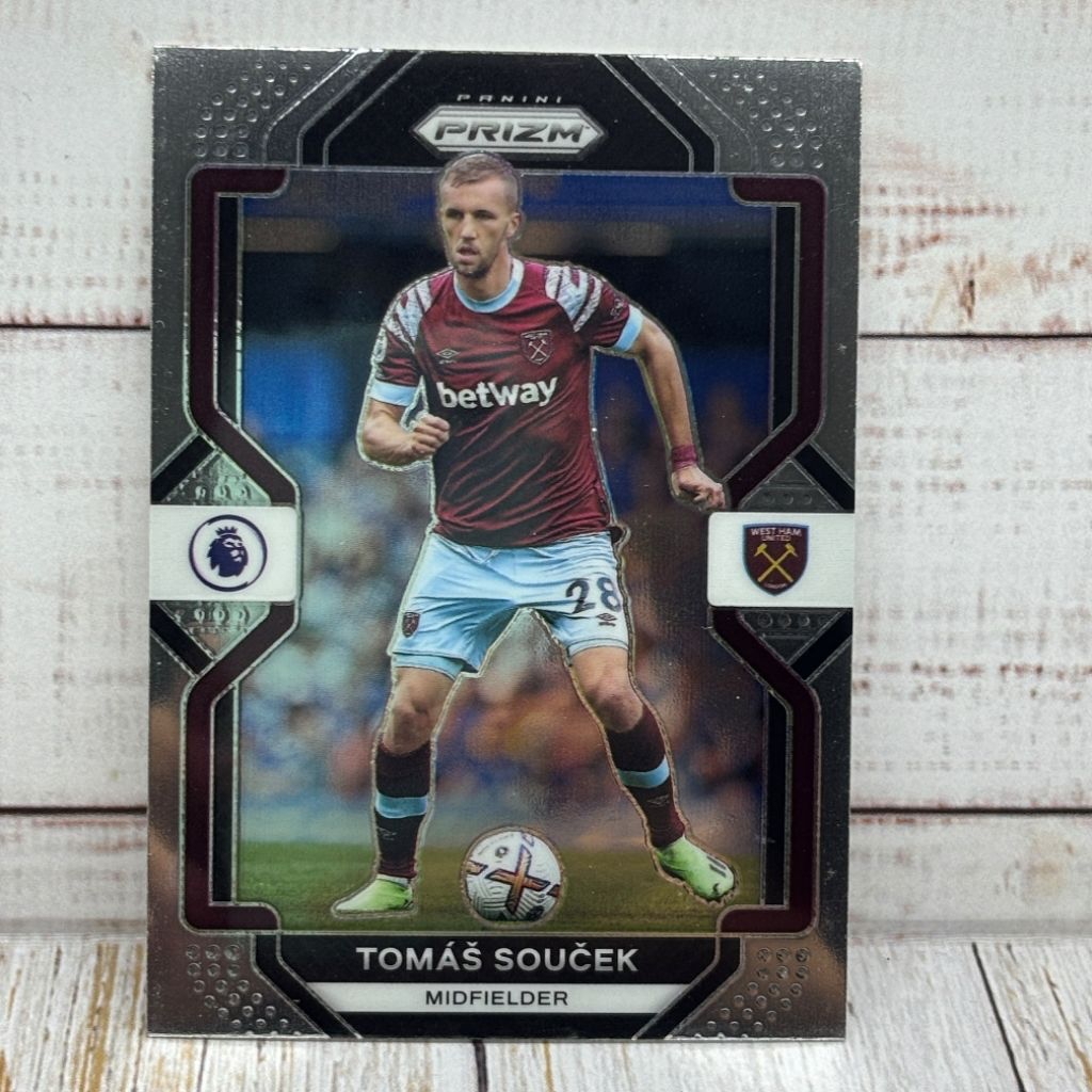 Kartu Bola Tomas Soucek West Ham Panini Prizm Original