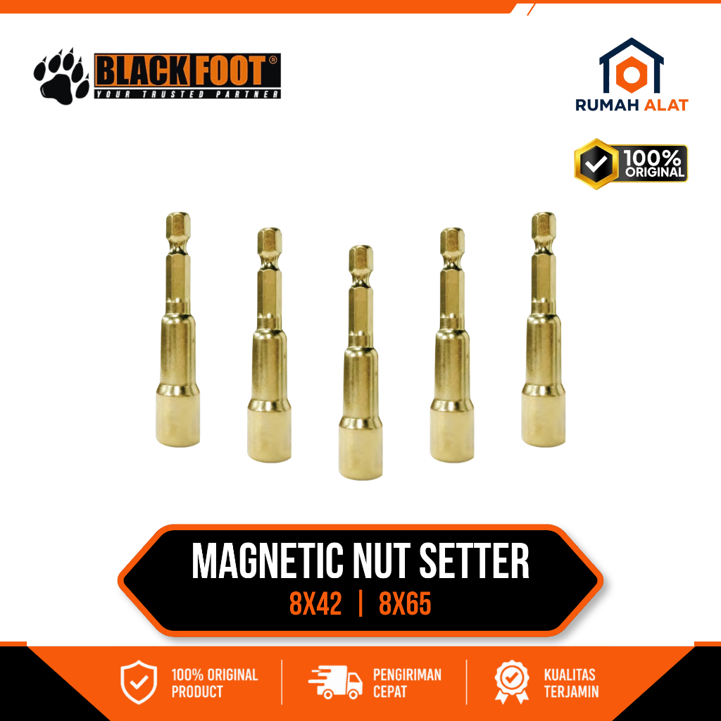 Mata Roofing Pendek 8x42mm Magnet Mata Bor Roofing Blackfoot