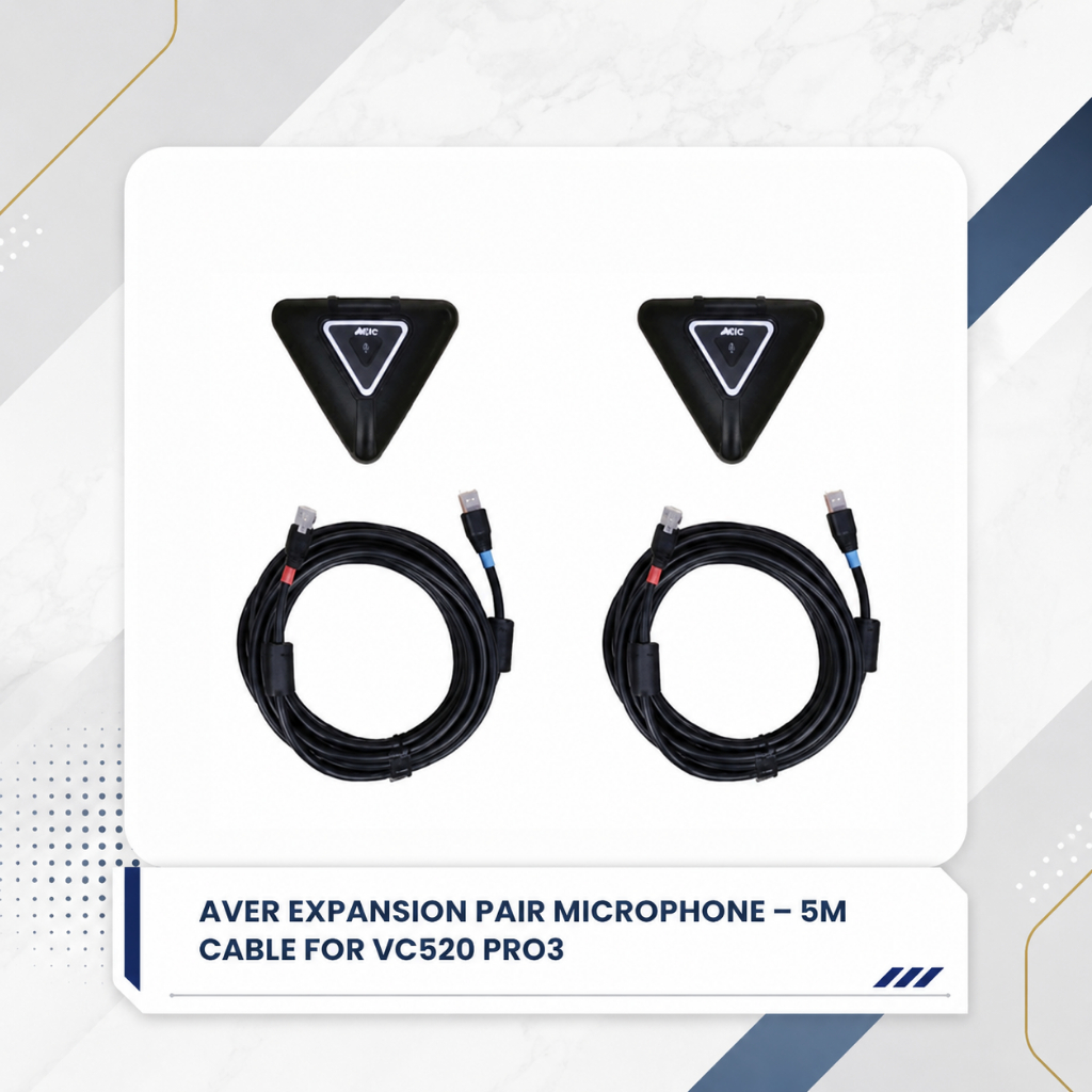 AVer Expansion Pair Microphone w/5M Cable for VC520Pro3