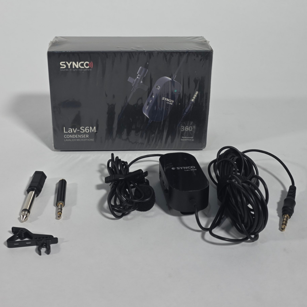 Synco Lav-S6M Omnidirectional Lavalier Microphone | Mic Clip On Lav Mic 3.5mm TRRS TRS Bekas Second 