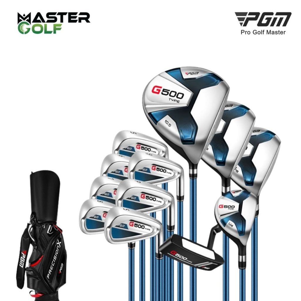 PGM Stik Golf Men G500 Full Set Mens Graphite Carbon Flex R Regular Stick Golf Pria Set