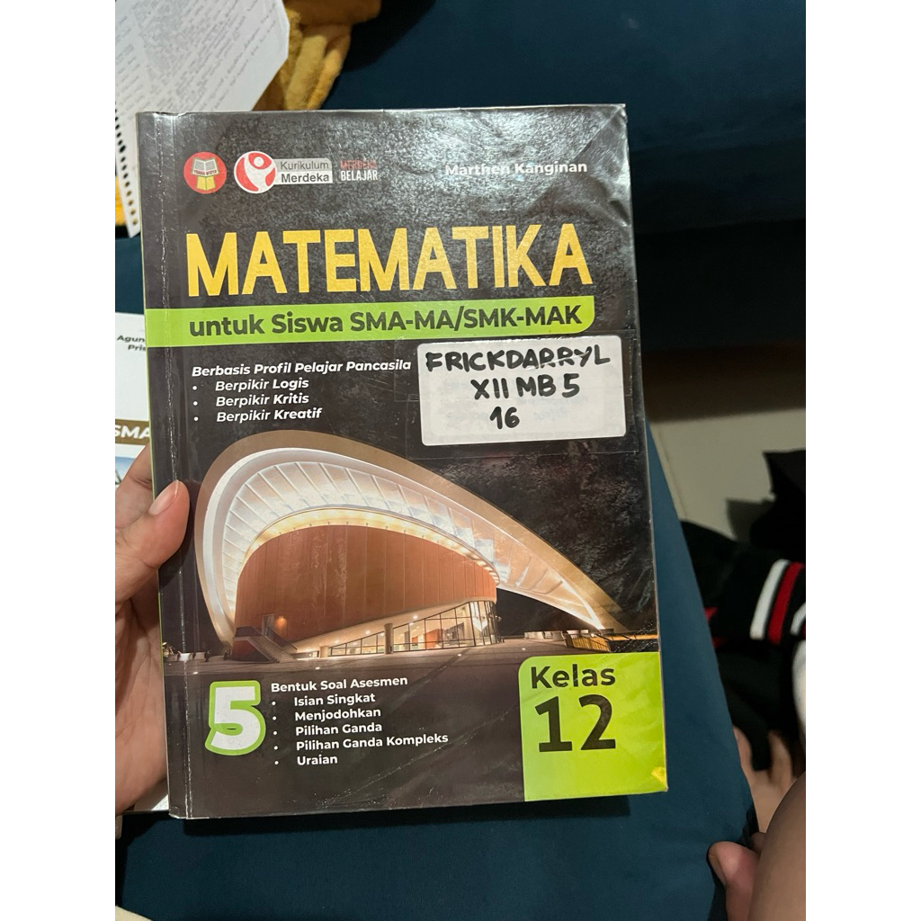 buku MATEMATIKA kelas 12 yrama widya