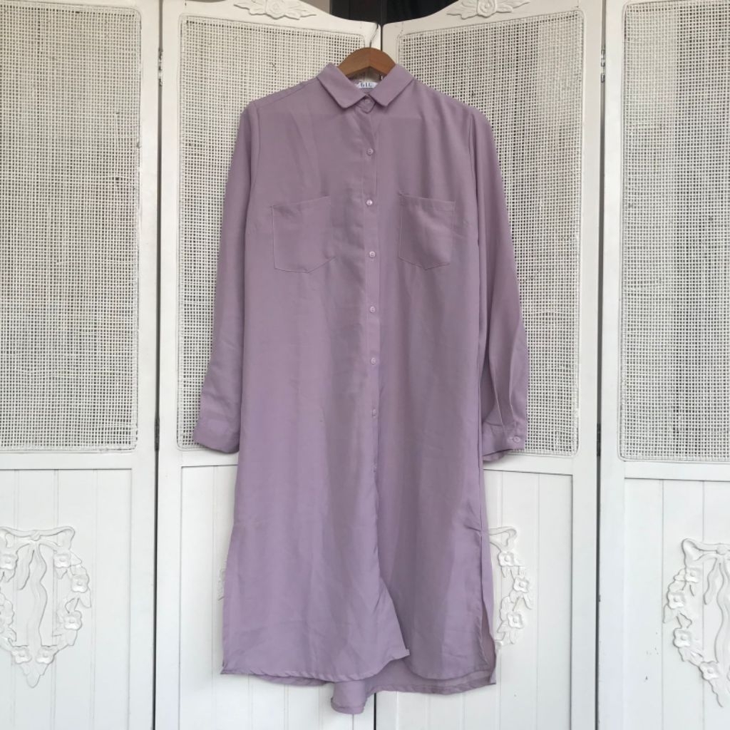 Preloved Tunik Warna Lilac