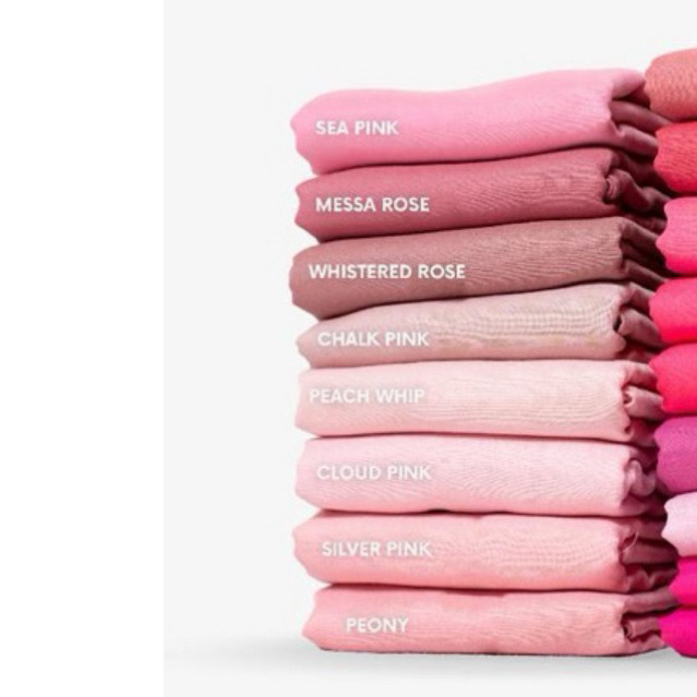 kerudung polos deenay pink