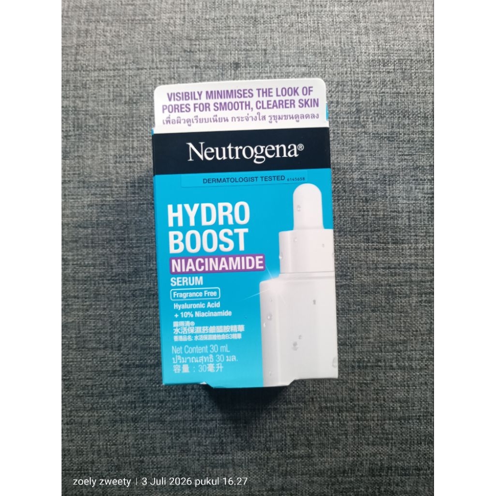 Neutrogena Hydro Boost Niacinamide Serum