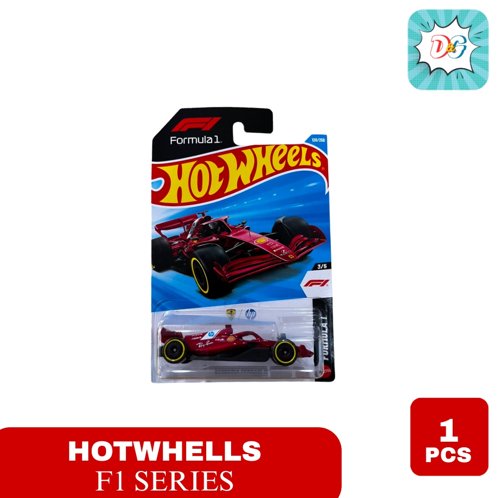 Hot Wheels FORMULA 1 - Model Metal, Skala 1:64, Pilihan Varian
