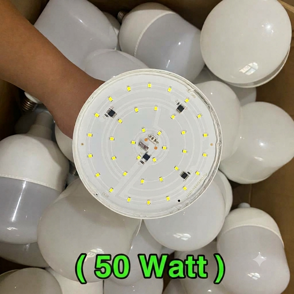 DIY Lampu Led Off (Mati) 50 Watt 121mm / Led Off Mati T Bulb Retur Pabrik/Dapat diperbaiki cocok unt
