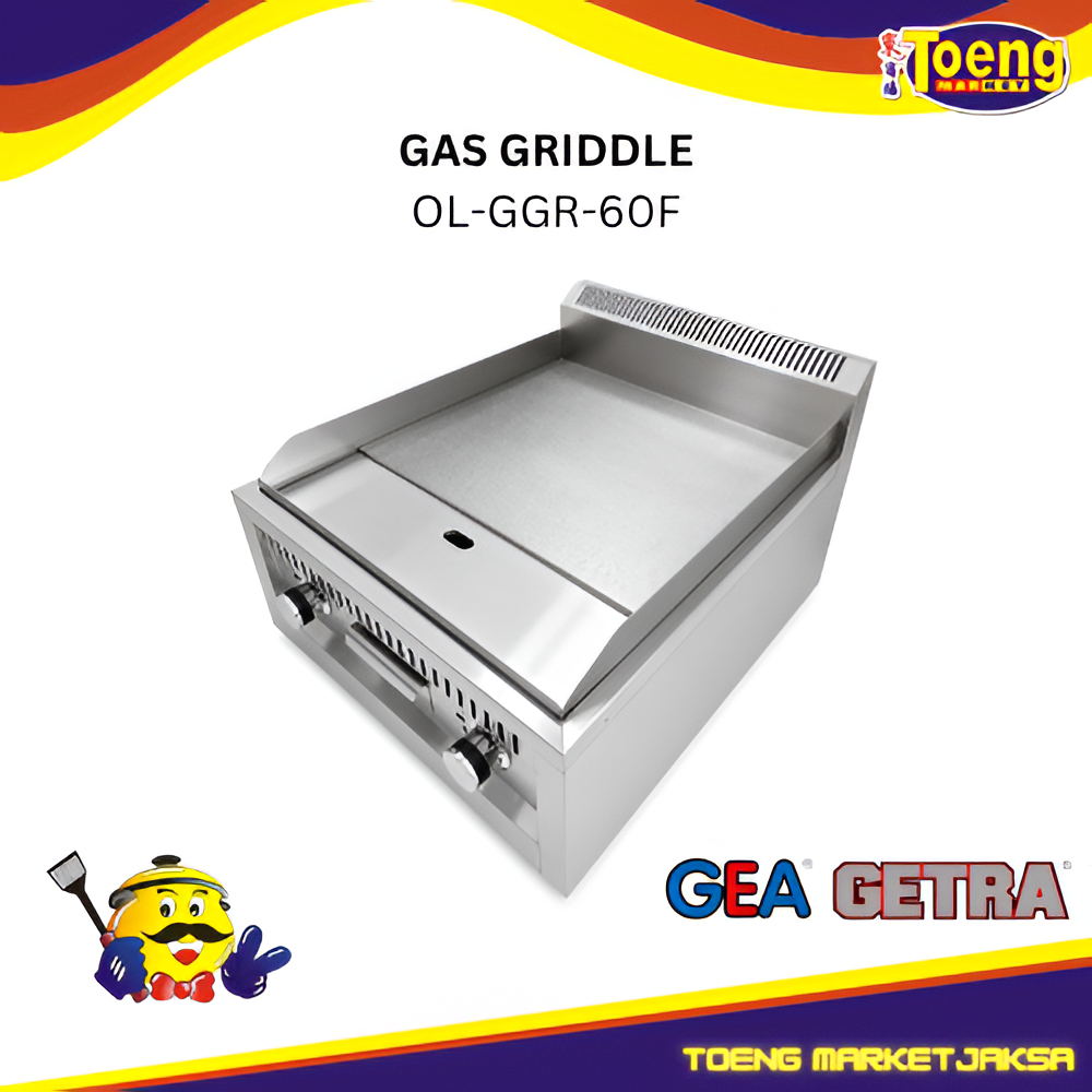 GAS GRIDDLE STAINLESS OL-GGR-60F GETRA