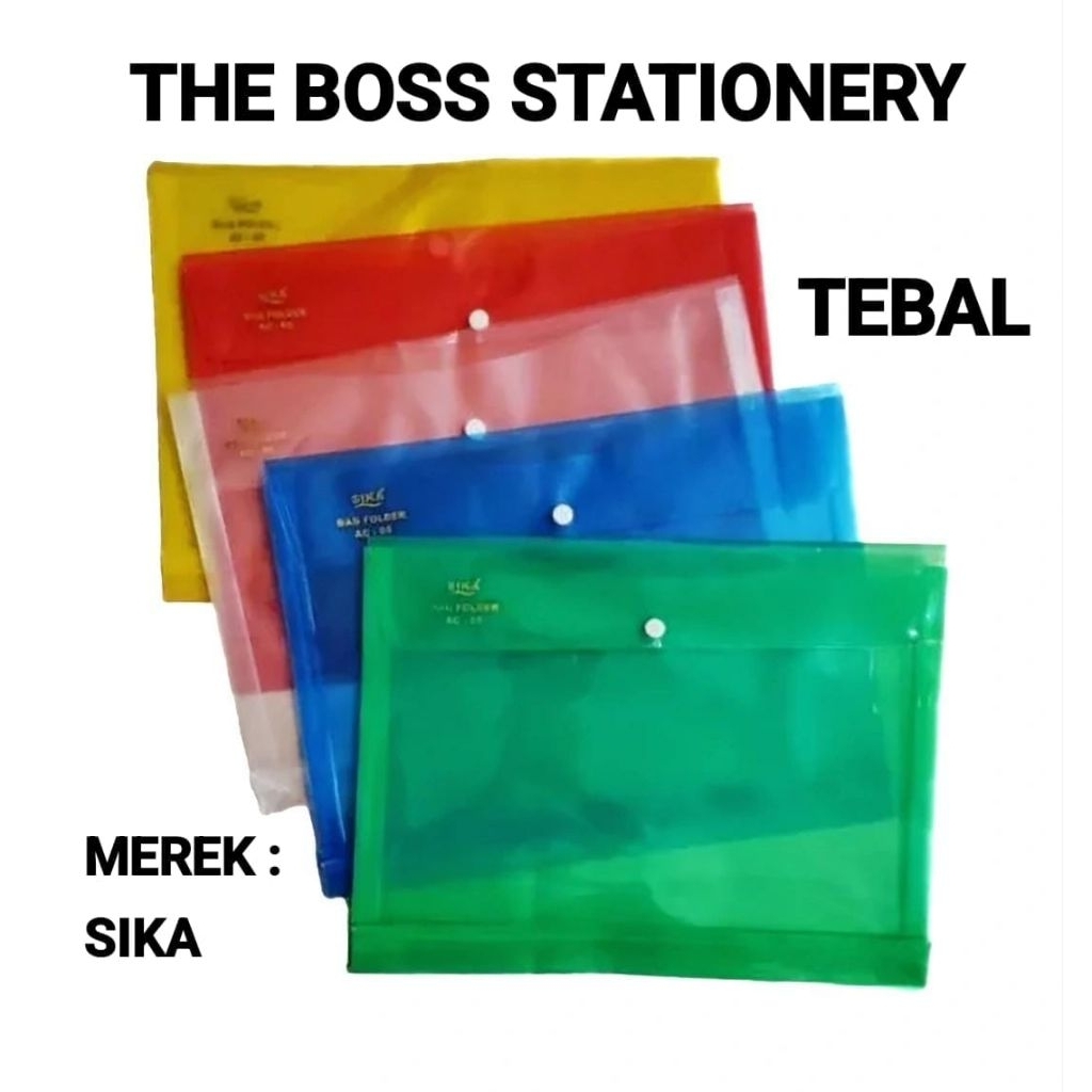 [PCS] MAP KANCING 1 TRANSPARAN TEBAL SIKA / MAP / MAP FILE