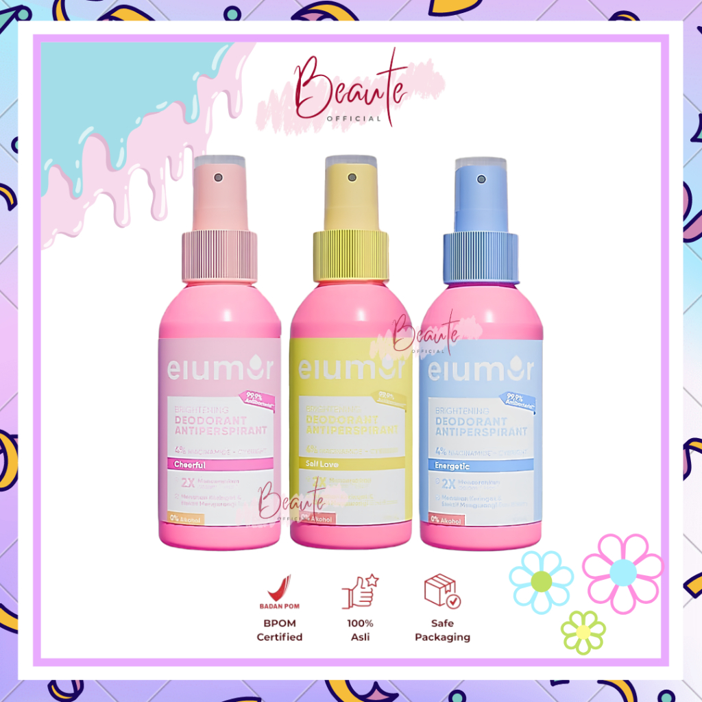 Elumor Deodorant Spray Antiperspirant