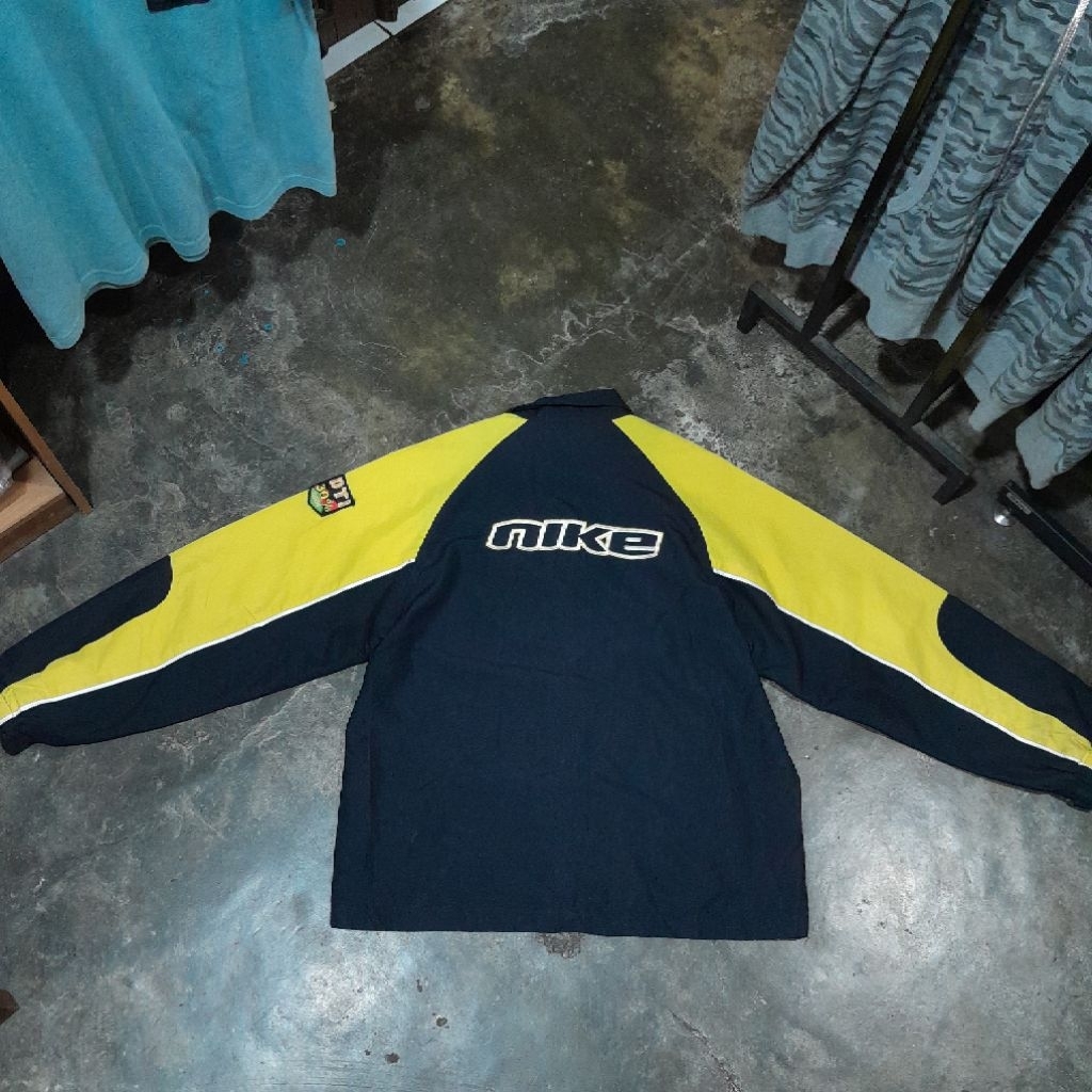 VINTAGE NEK NEK WINDBREAKER JACKET BLACK/YELLOW