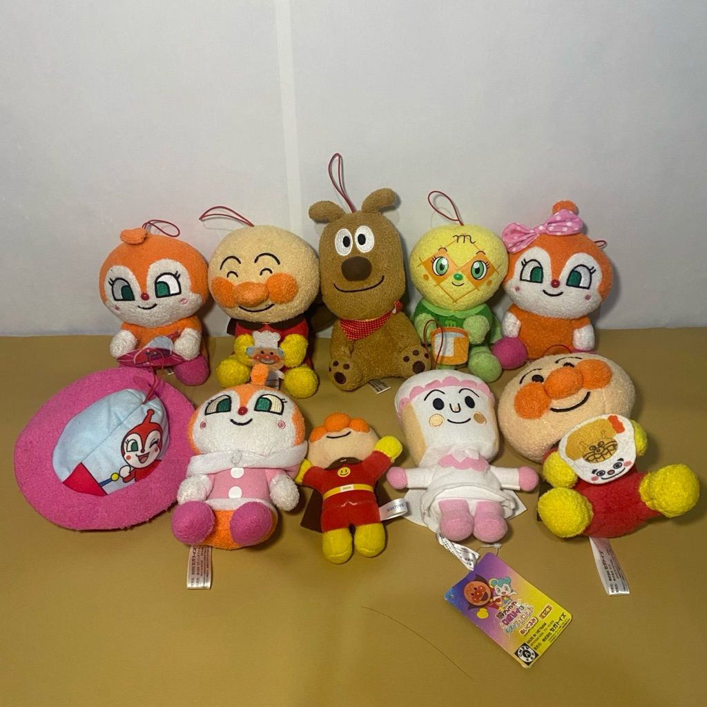 Anpanman & friends plush keychain