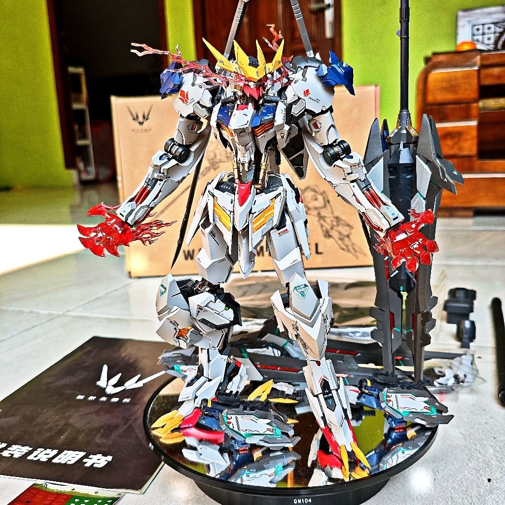 Model Kit 1/100 MG Wofltech Barbatos Lupus Rex GK Style Metal Frame Rakit Rapi Full Detailing Full D