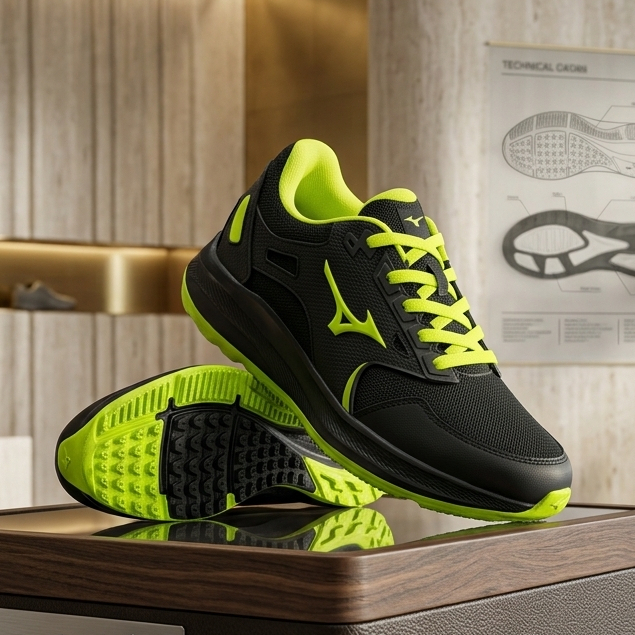 Sepatu Lari MZ SR 302 Sneakers Olahraga Outdoor Pria Dan Wanita Dewasa Stabilo Ukuran 36 sampai 44 D