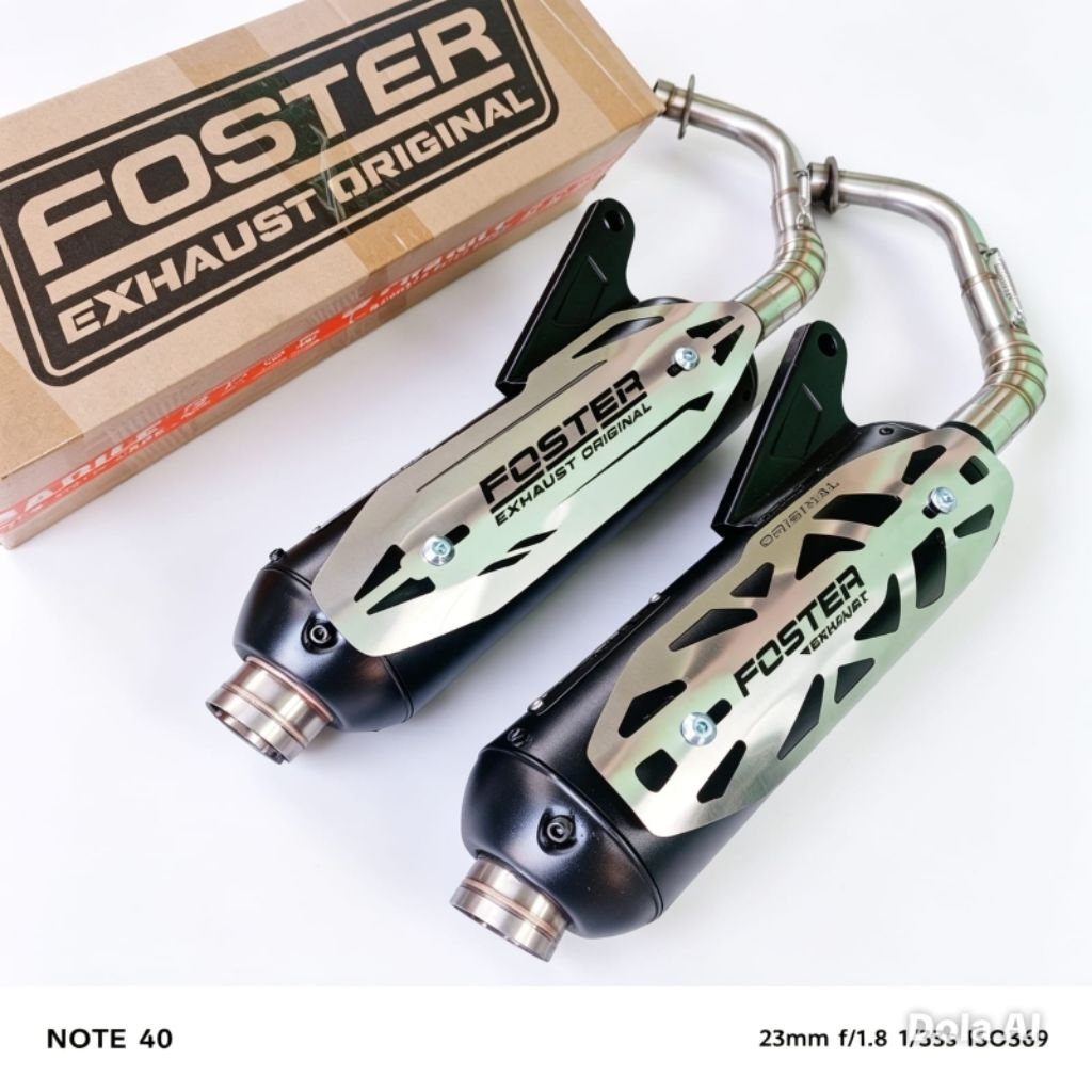 knalpot MIO standar racing [28-38] original foster exhaust smile/sporty soul karbu m3 fino125 beat s