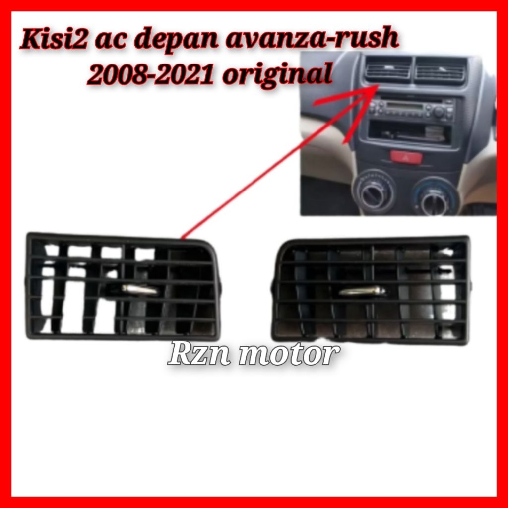 - KISI2 AC TENGAH PANEL TIP MOBIL AVANZA-RUSH-XENIA 2008-2021 ORIGINAL