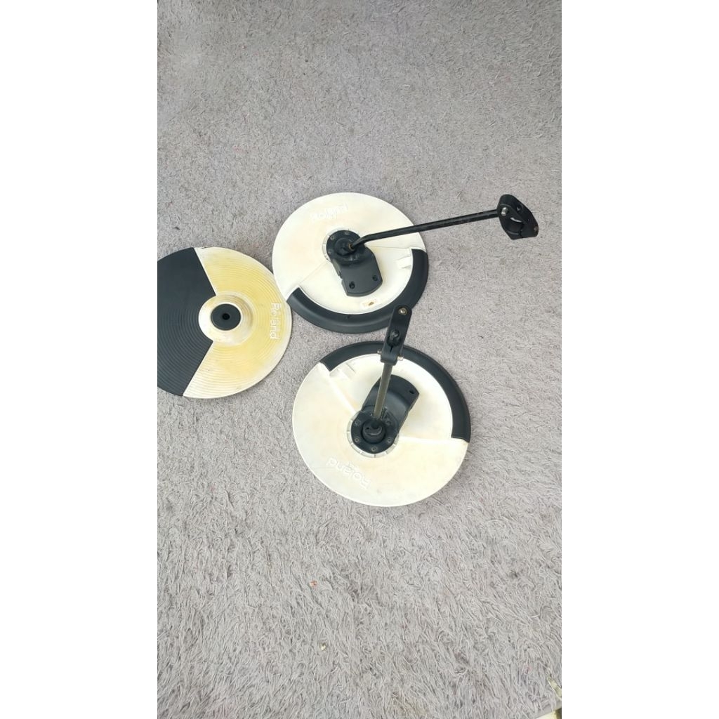 cymbal drum elektrik Rolland cy6 bekas