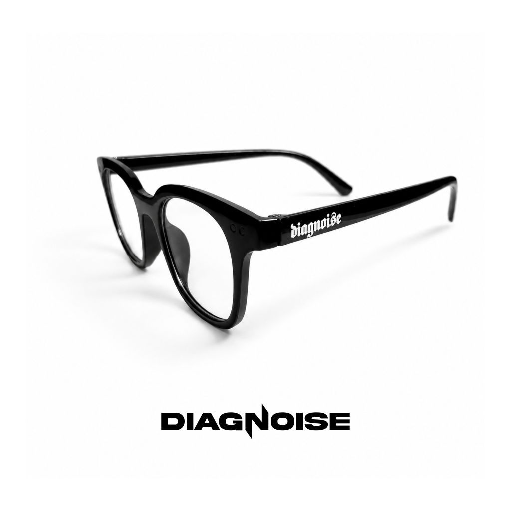 DIAGNOISE Kacamata Frame Hitam Kacamata Viral Original dan Nyaman Dipakai Vincent Rompies Style