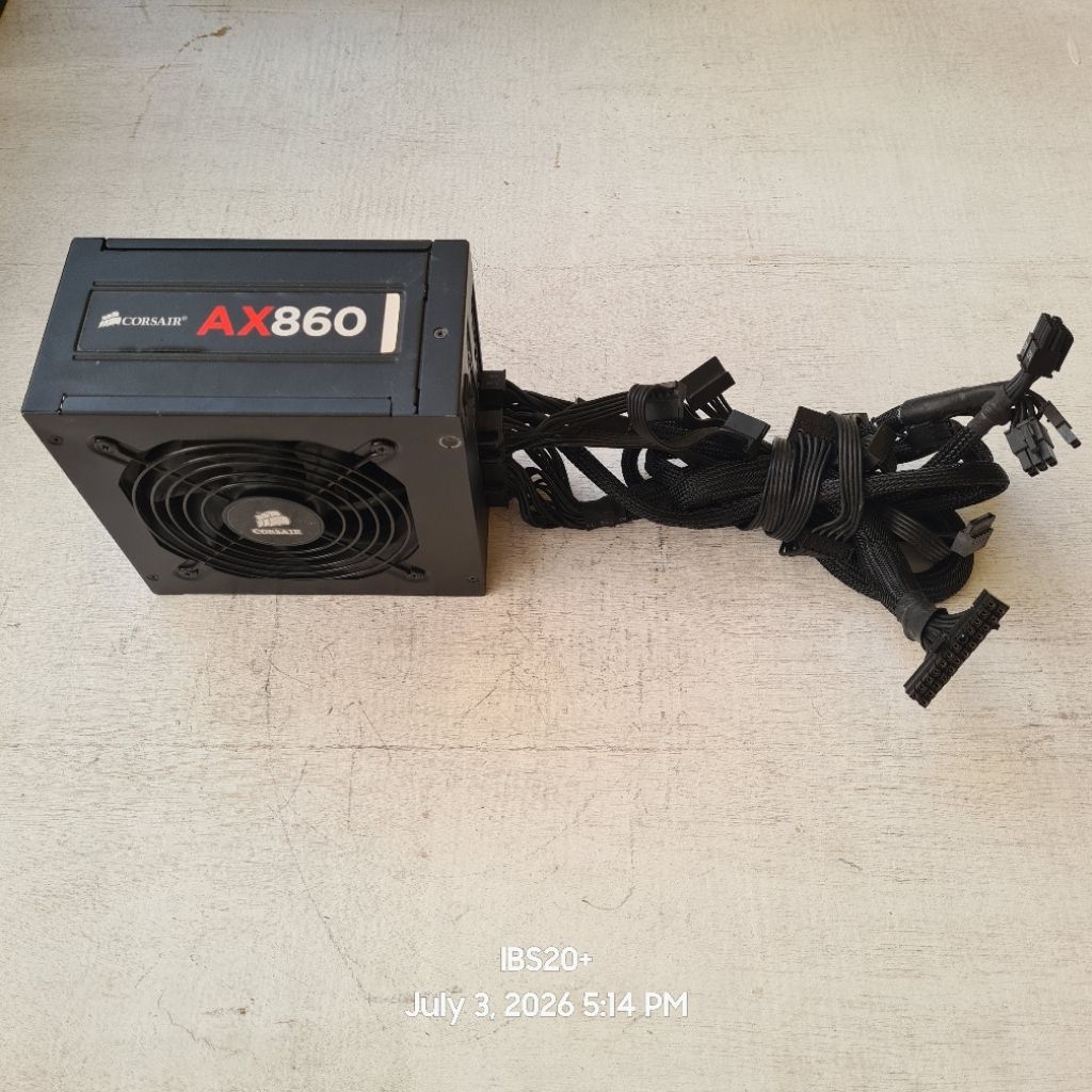 PSU 860W 80+ CORSAIR AX860 80+ PLATINUM FULL MODULAR